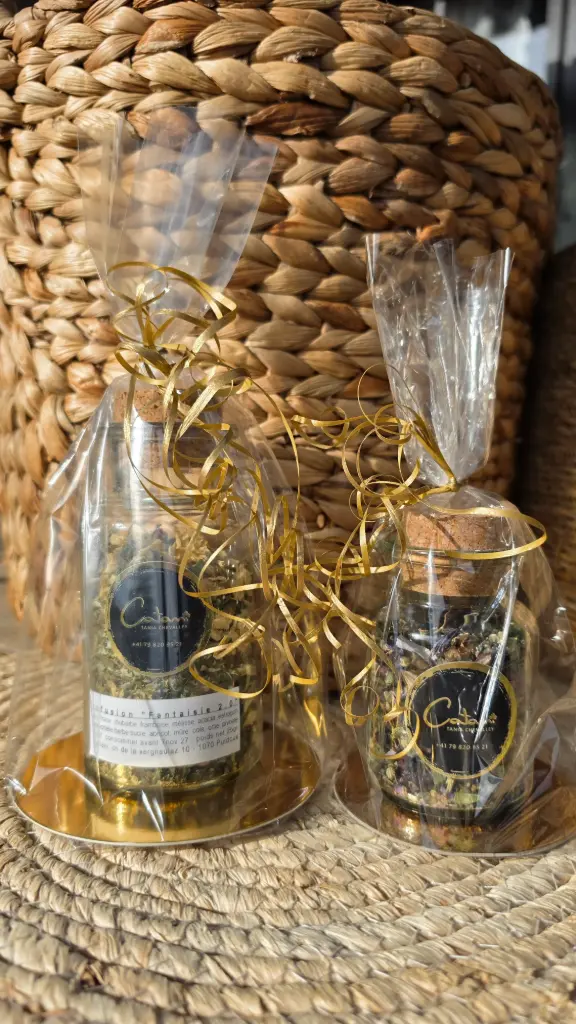 Bonbonnière avec emballage cadeau
