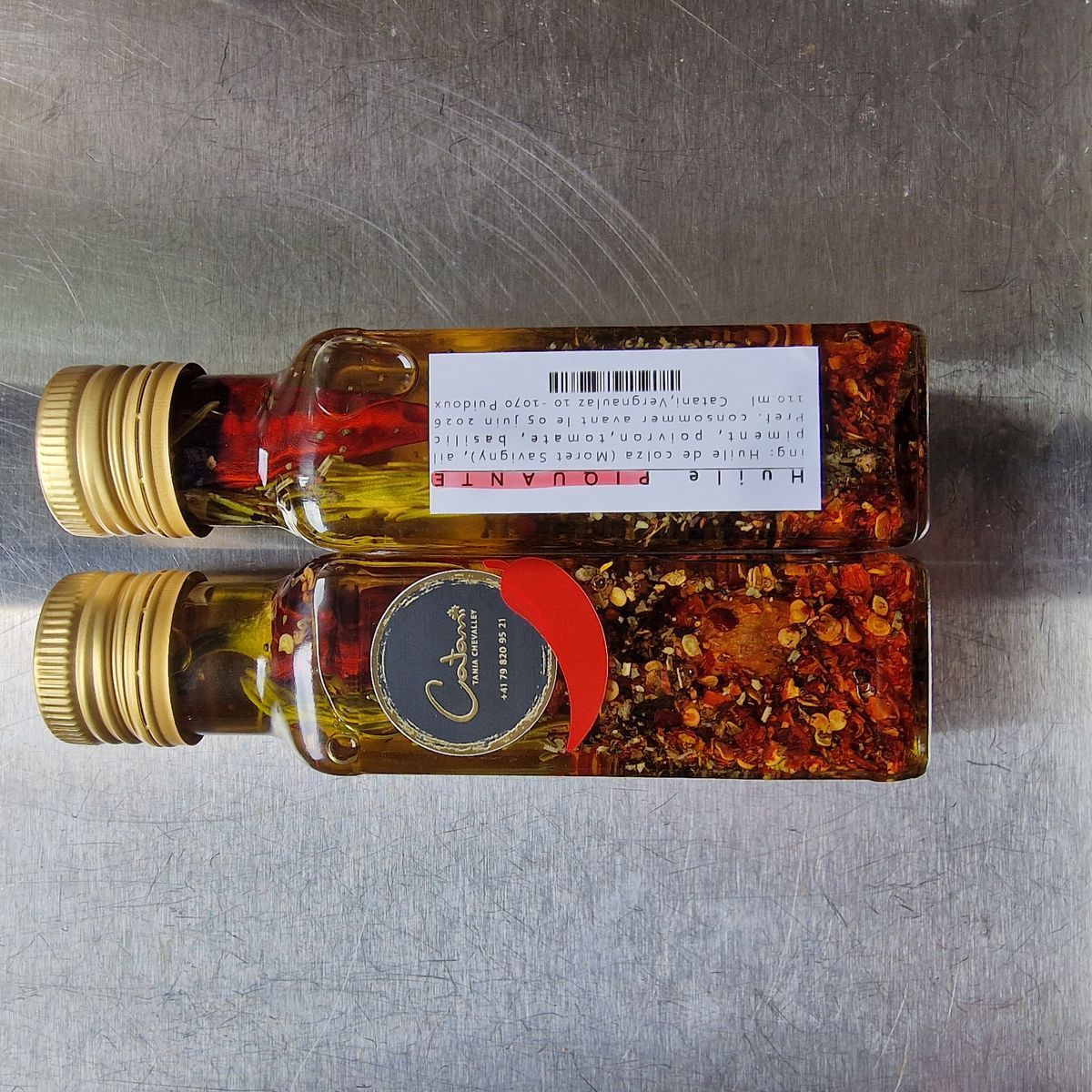 Huiles aromatisées