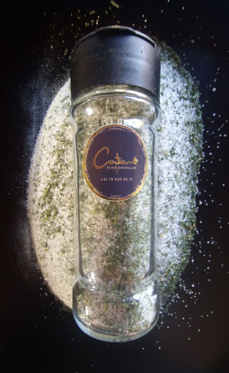 Sel aromatisé aux herbes séchées