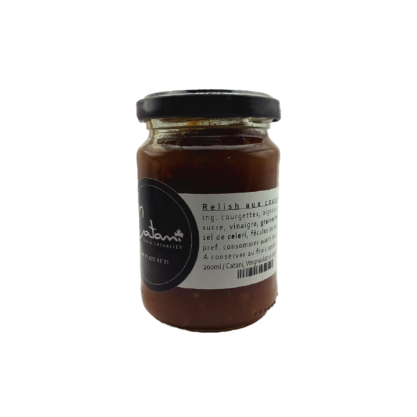 Relish de courgette - 200 ml