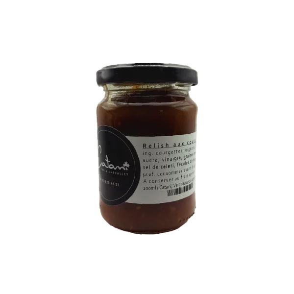 Relish de courgette - 200 ml